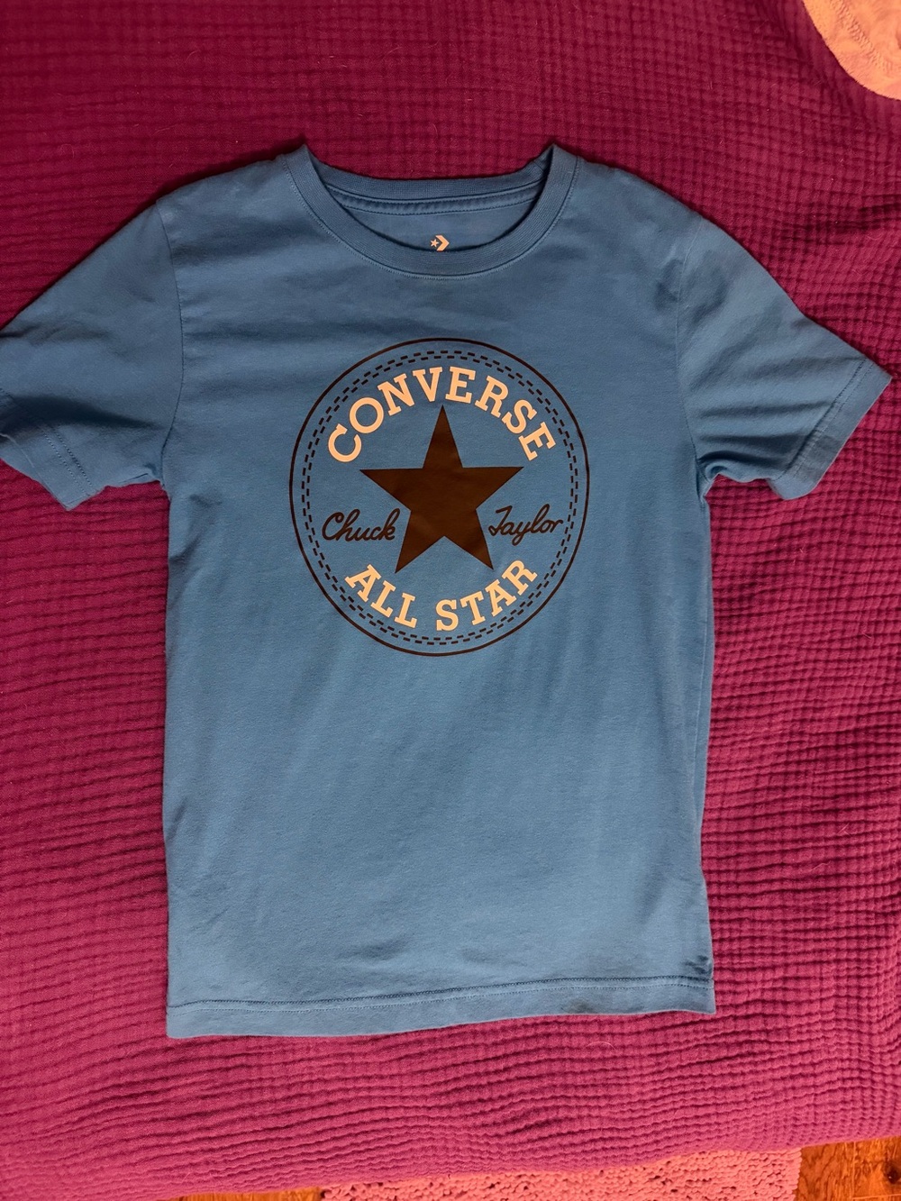Converse Kids Light Blue All Star Graphic Tee
